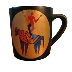 Vintage LAUREL BURCH 1992 Free Spirit dancing in the autumn moon Coffee Mug 90s